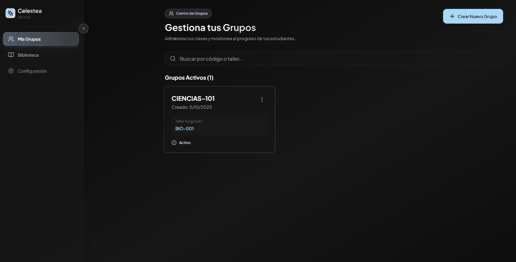 Panel del Docente: Visibilidad Total